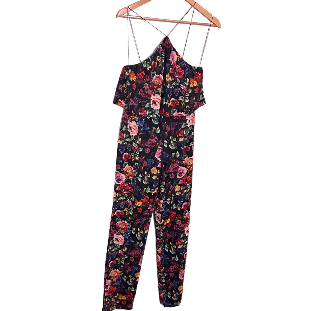 Aidan Aidan Mattox Halter Jumpsuit Multi Floral P… - image 4